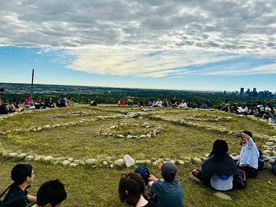 Nose Hill Medicine Wheel